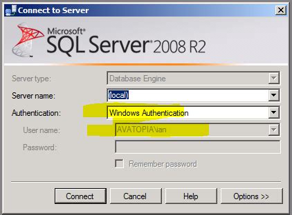 windows server 2008 r2 authentication